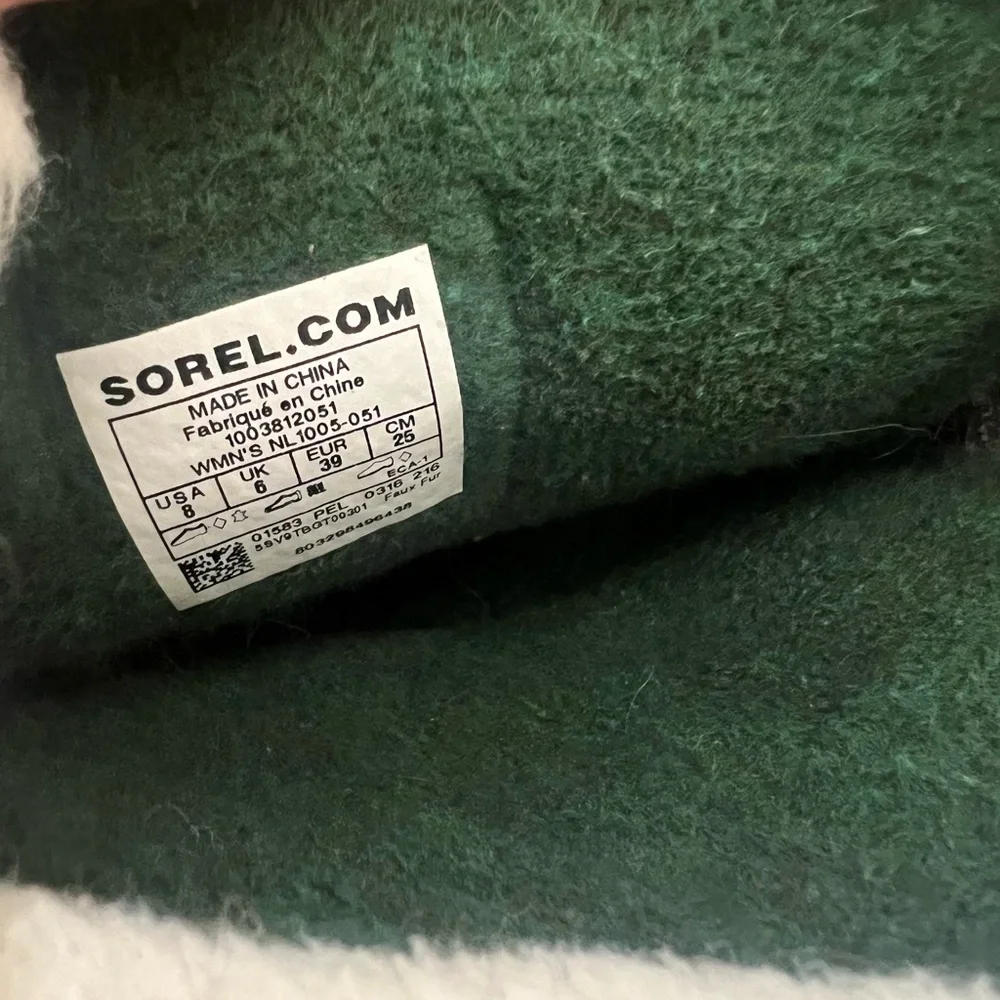 Sorel Caribou Boot - Shale/stone color Size 8 women’s - Picture 4 of 8